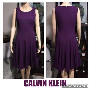 Calvin Klein Fit and Flare Dress Size 4